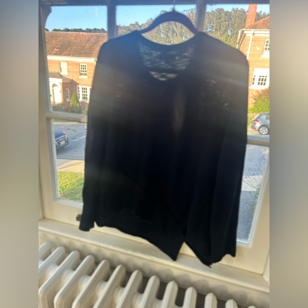 Elegant Black Long Sleeve Top